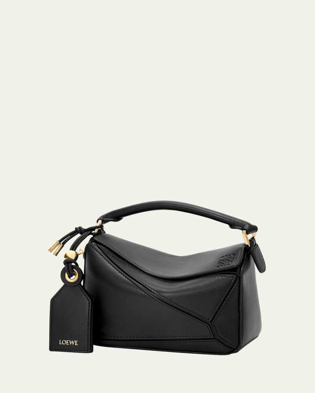 Puzzle Mini Top-Handle Bag in Nappa Leather